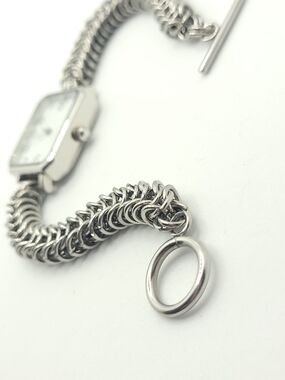 Stainless Steel Chainmaille Bracelet Watch
